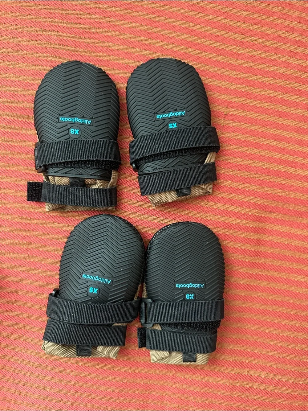 NIB! Alldogboots set of 4 XS All Weather Ultras Dog Boots. Waterproof, non-slip.
